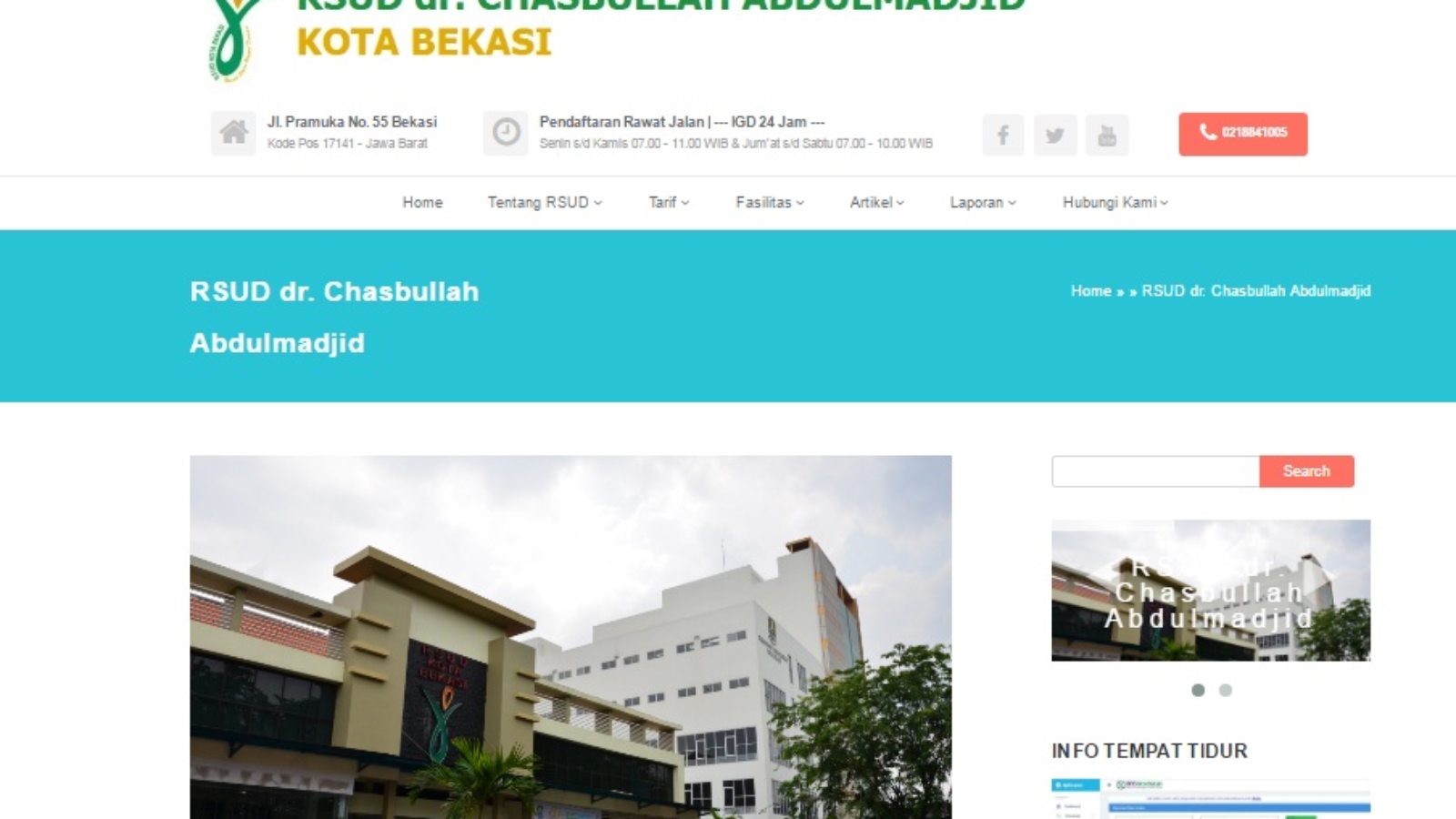 WEB RESMI RSUD KOTA BEKASI